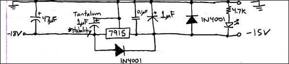 PowerSupply_8x8_RGBHV_Matrix_Schematic_Negative